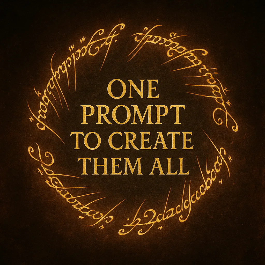 One Prompt to Create Them All